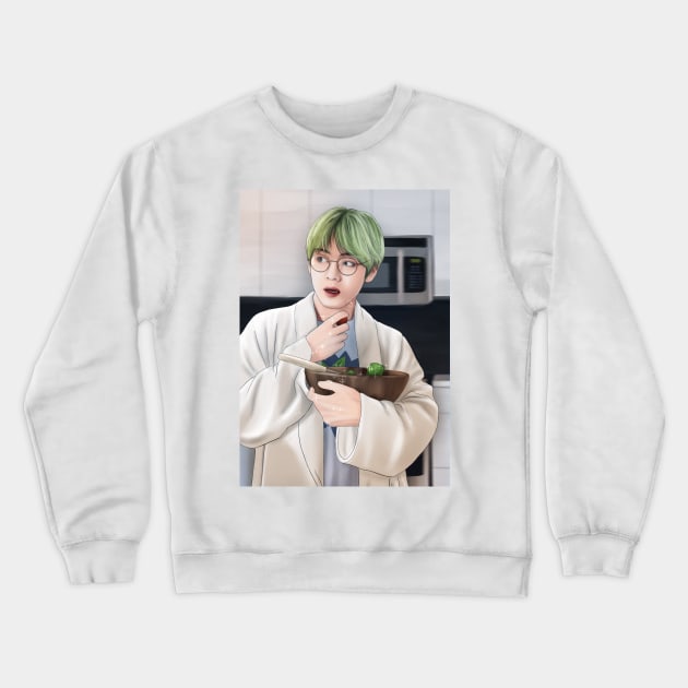 cooking with tae Crewneck Sweatshirt by moritajung